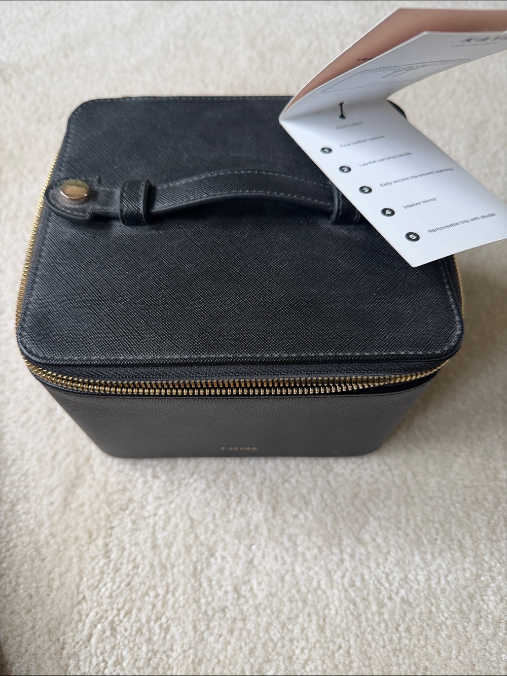 Calpak Black Travel Sunglasses Case